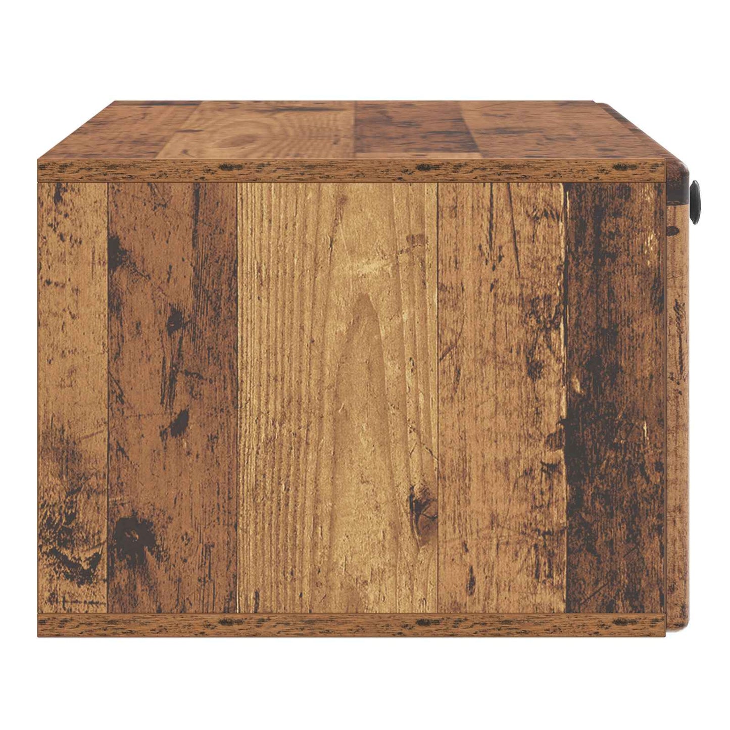 Væghængt TV-skab 78,5 x 41 x 30 cm Gammelt træ Konstrueret træ