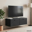 Væghængt TV-skab 98 x 41 x 30 cm Sort Konstrueret træ