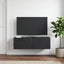 Væghængt TV-skab 98 x 41 x 30 cm Sort Konstrueret træ