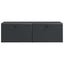 Væghængt TV-skab 98 x 41 x 30 cm Sort Konstrueret træ