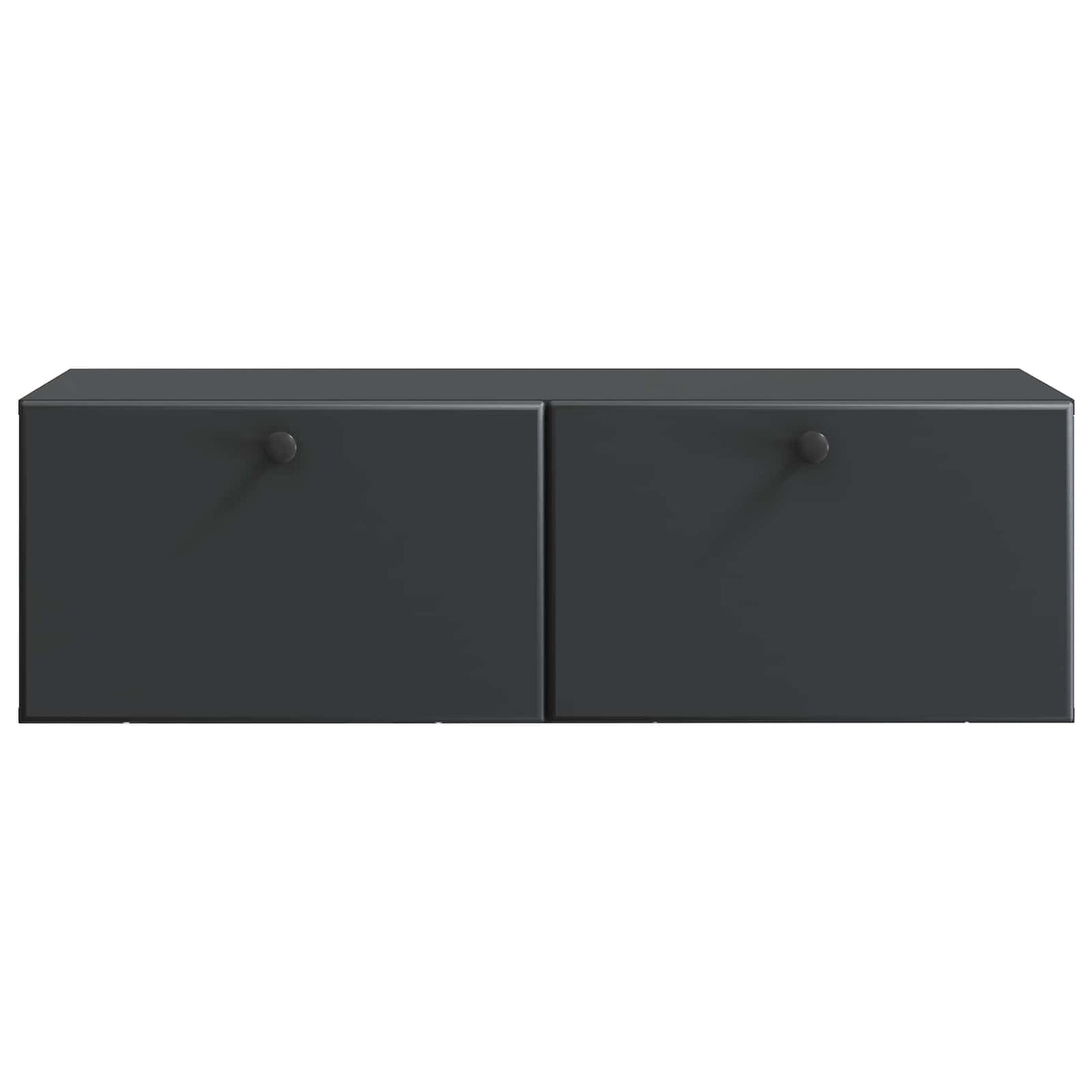 Væghængt TV-skab 98 x 41 x 30 cm Sort Konstrueret træ