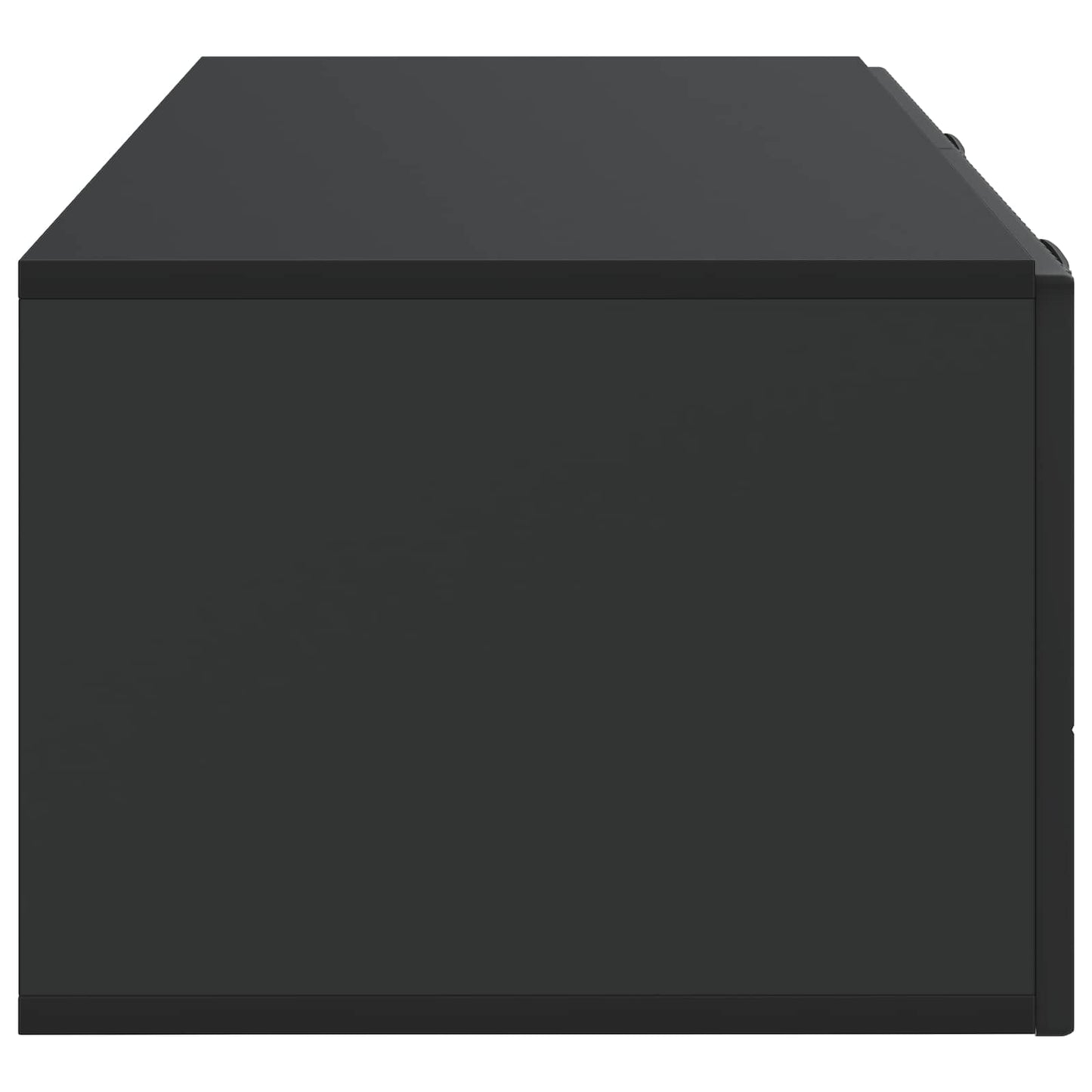 Væghængt TV-skab 98 x 41 x 30 cm Sort Konstrueret træ