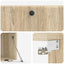 Væghængt TV-skab 98 x 41 x 30 cm Sonoma-eg Konstrueret træ
