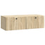 Væghængt TV-skab 98 x 41 x 30 cm Sonoma-eg Konstrueret træ