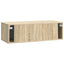 Væghængt TV-skab 98 x 41 x 30 cm Sonoma-eg Konstrueret træ