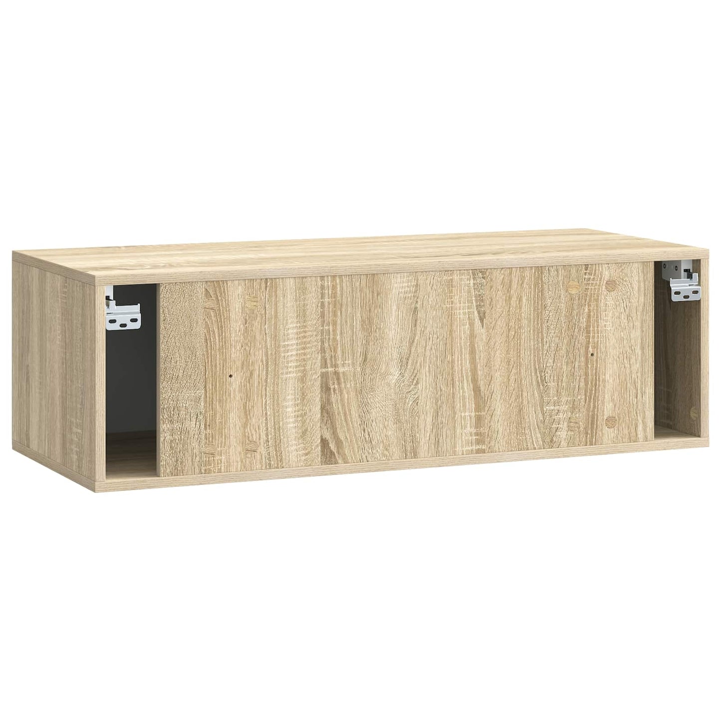 Væghængt TV-skab 98 x 41 x 30 cm Sonoma-eg Konstrueret træ