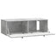 Væghængt TV-skab 98 x 41 x 30 cm Betongrå Konstrueret træ