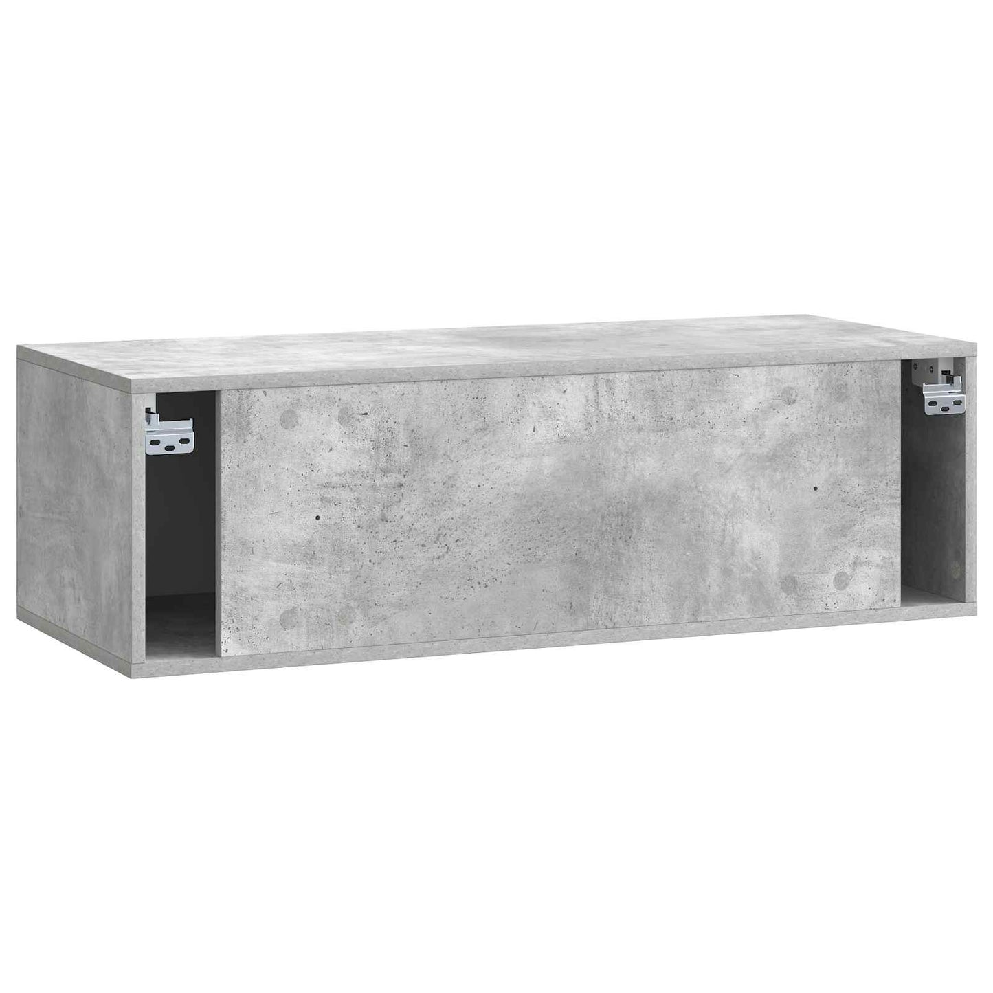 Væghængt TV-skab 98 x 41 x 30 cm Betongrå Konstrueret træ