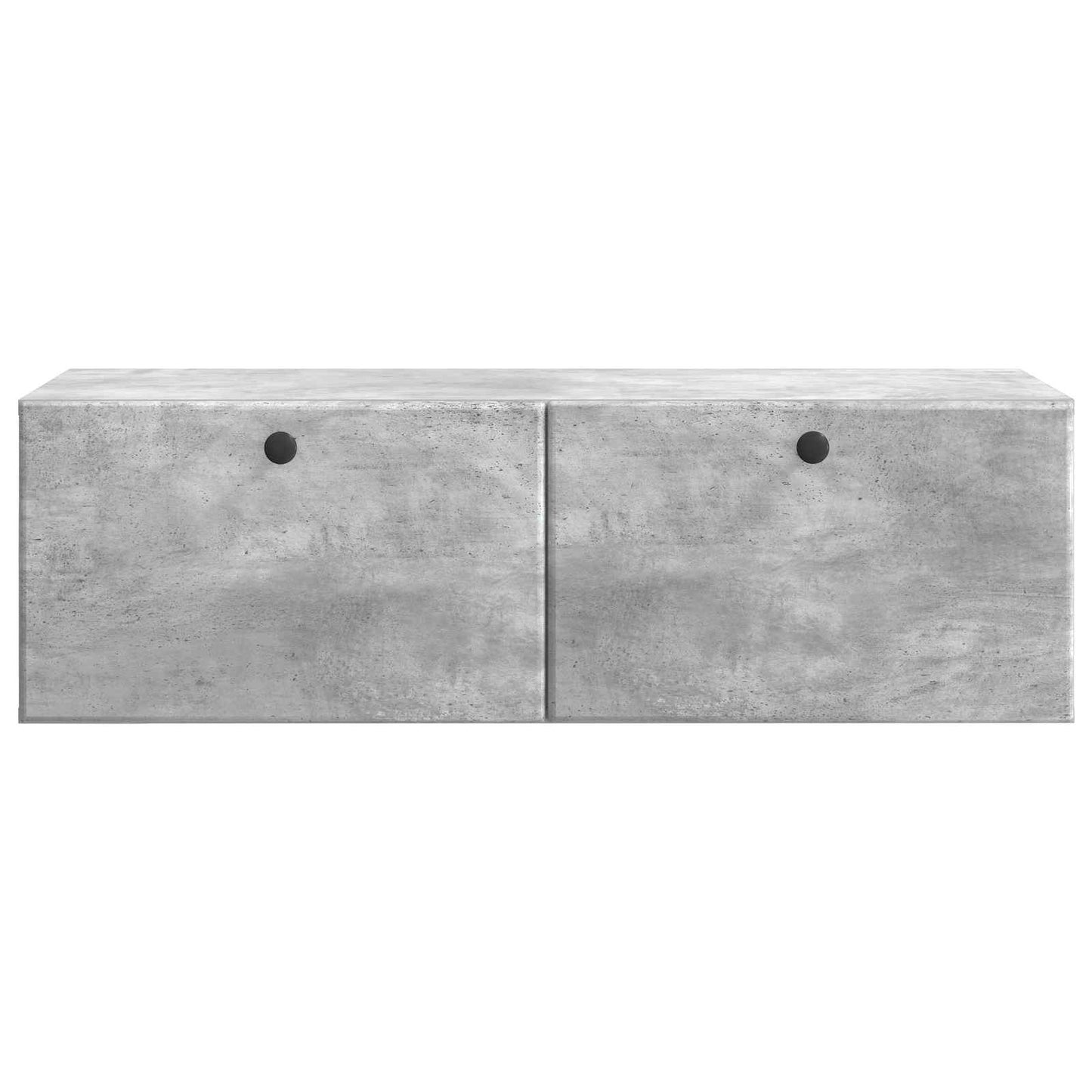 Væghængt TV-skab 98 x 41 x 30 cm Betongrå Konstrueret træ