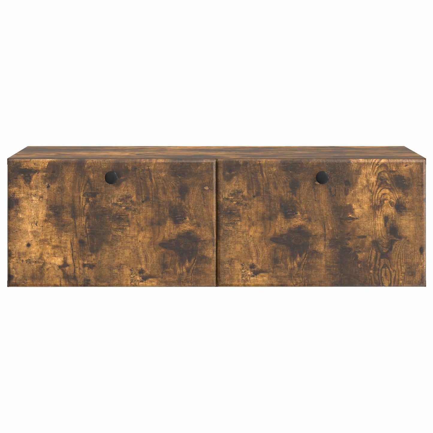 Væghængt TV-skab 98 x 41 x 30 cm Røget eg Konstrueret træ