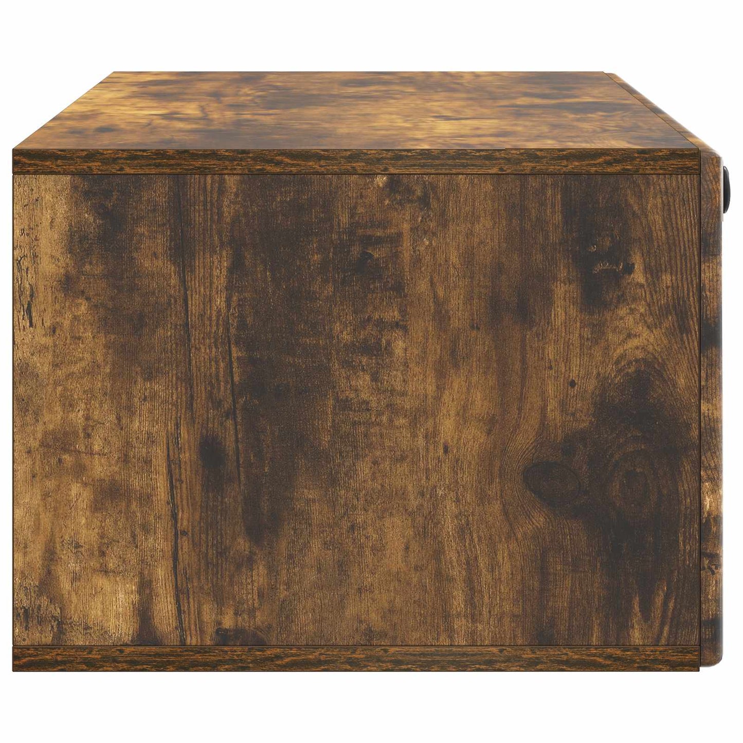 Væghængt TV-skab 98 x 41 x 30 cm Røget eg Konstrueret træ