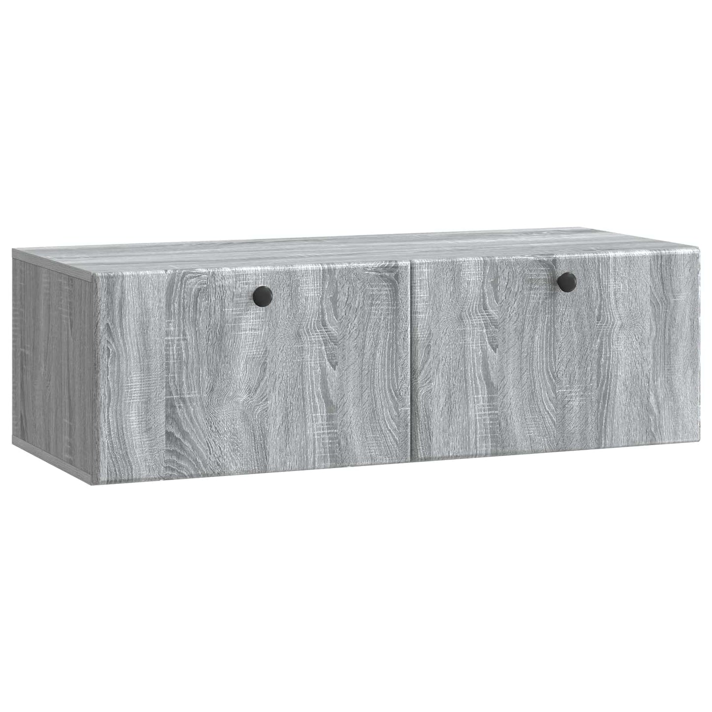 Væghængt TV-skab 98 x 41 x 30 cm Grå Sonoma Konstrueret træ