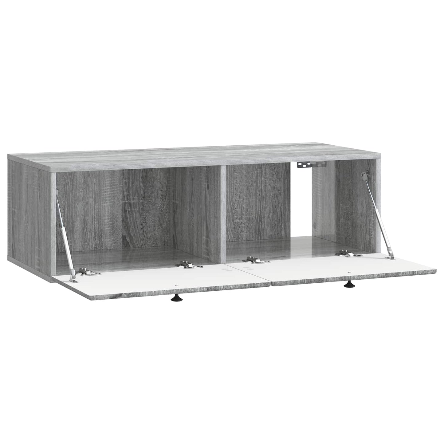 Væghængt TV-skab 98 x 41 x 30 cm Grå Sonoma Konstrueret træ