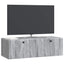 Væghængt TV-skab 98 x 41 x 30 cm Grå Sonoma Konstrueret træ
