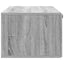 Væghængt TV-skab 98 x 41 x 30 cm Grå Sonoma Konstrueret træ