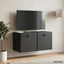 Væghængt TV-skab 59,5 x 31 x 30 cm Sort Konstrueret træ