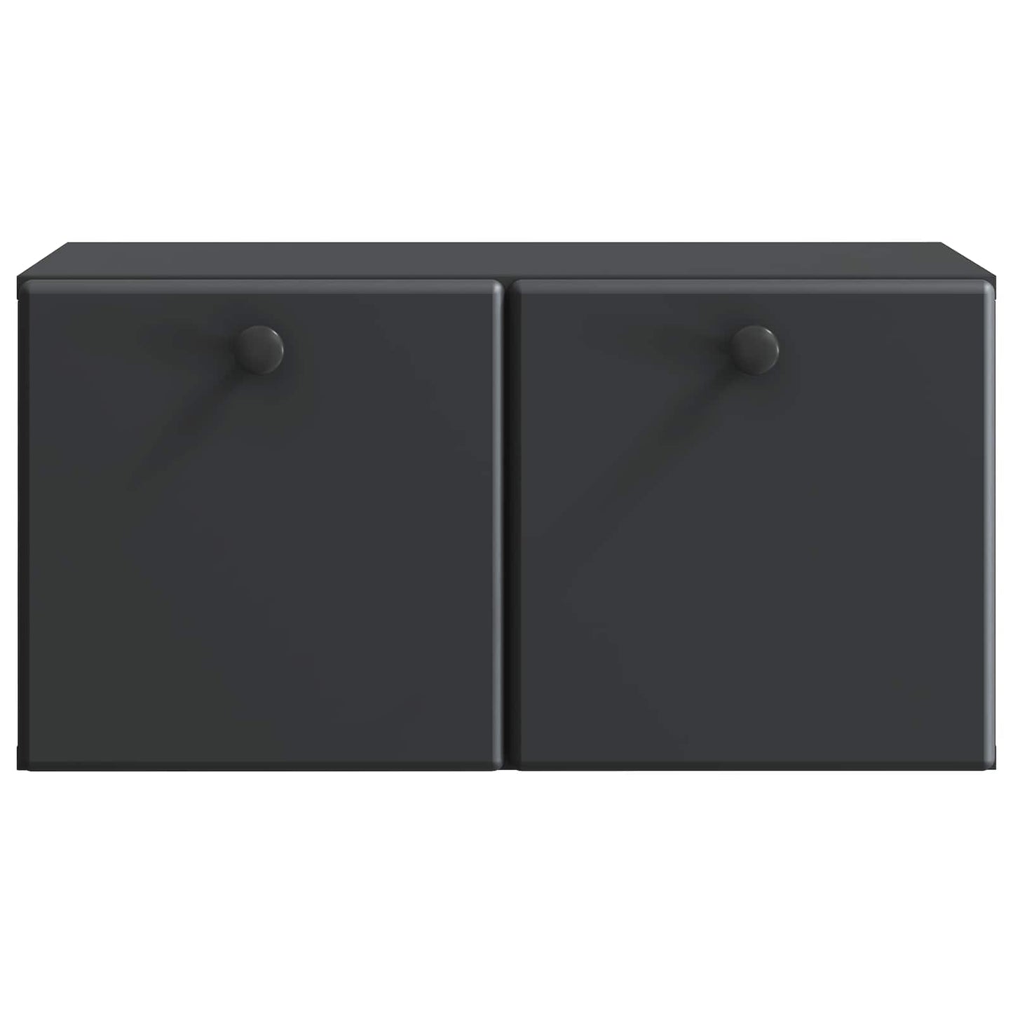 Væghængt TV-skab 59,5 x 31 x 30 cm Sort Konstrueret træ