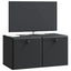 Væghængt TV-skab 59,5 x 31 x 30 cm Sort Konstrueret træ