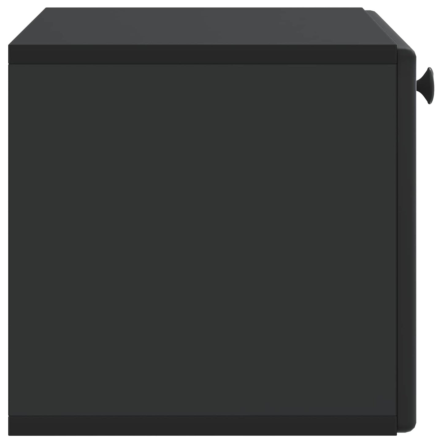 Væghængt TV-skab 59,5 x 31 x 30 cm Sort Konstrueret træ