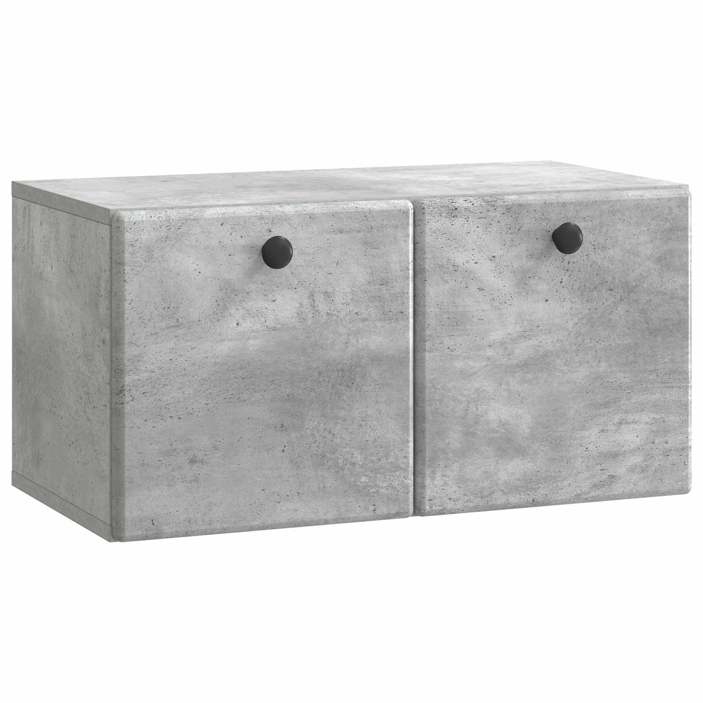 Væghængt TV-skab 59,5 x 31 x 30 cm Betongrå Konstrueret træ