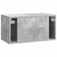 Væghængt TV-skab 59,5 x 31 x 30 cm Betongrå Konstrueret træ