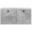 Væghængt TV-skab 59,5 x 31 x 30 cm Betongrå Konstrueret træ