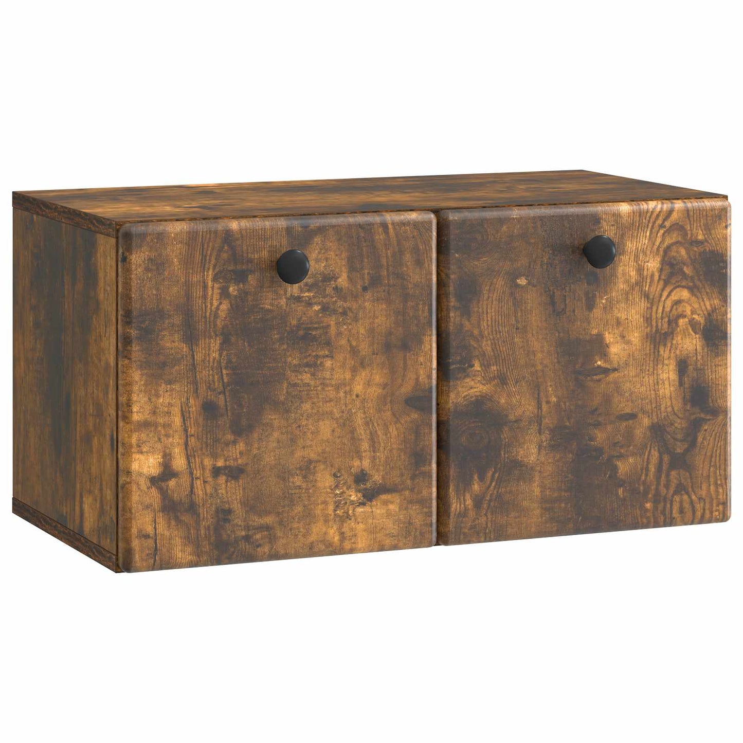 Væghængt TV-skab 59,5 x 31 x 30 cm Røget eg Konstrueret træ