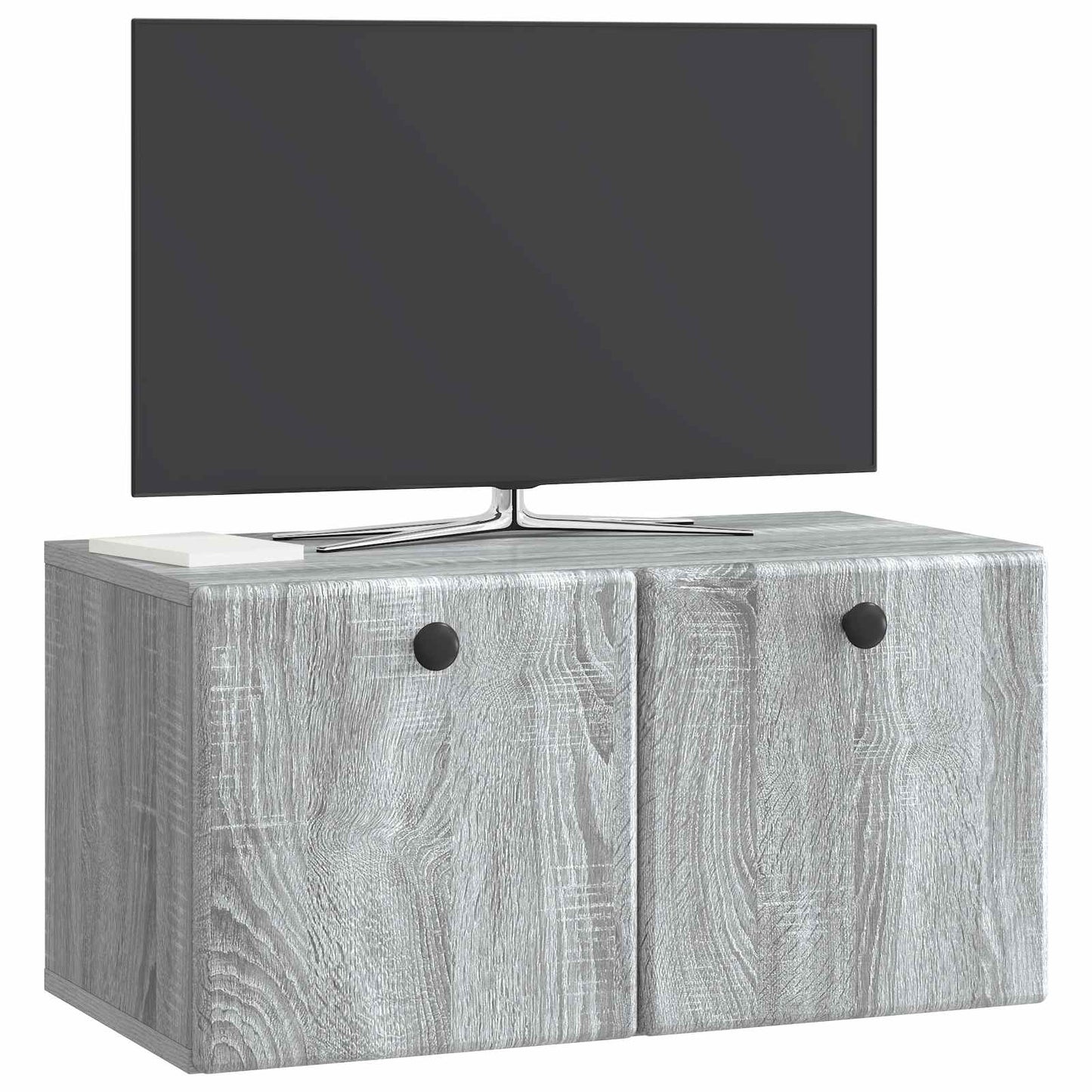 Væghængt TV-skab 59,5 x 31 x 30 cm Grå Sonoma Konstrueret træ