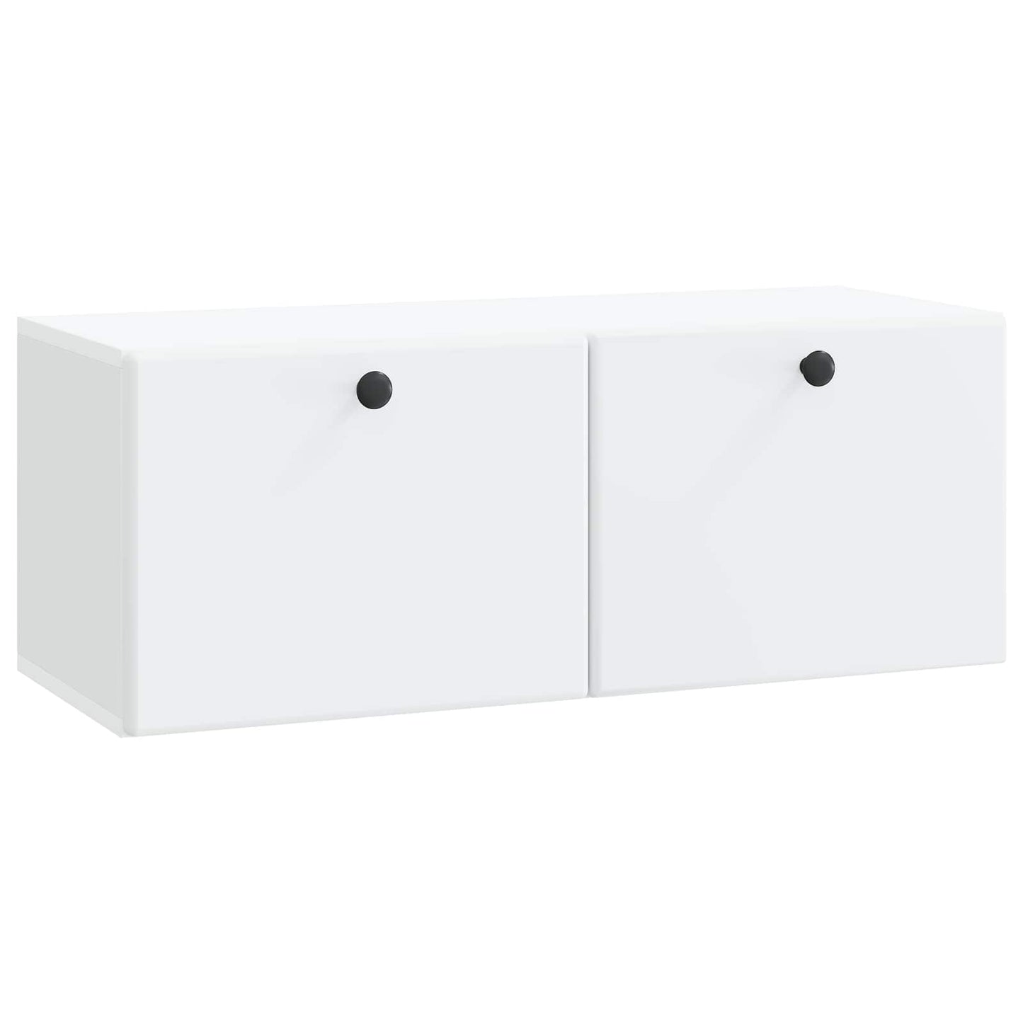 Væghængt TV-skab 78,5 x 31 x 30 cm Hvid Konstrueret træ