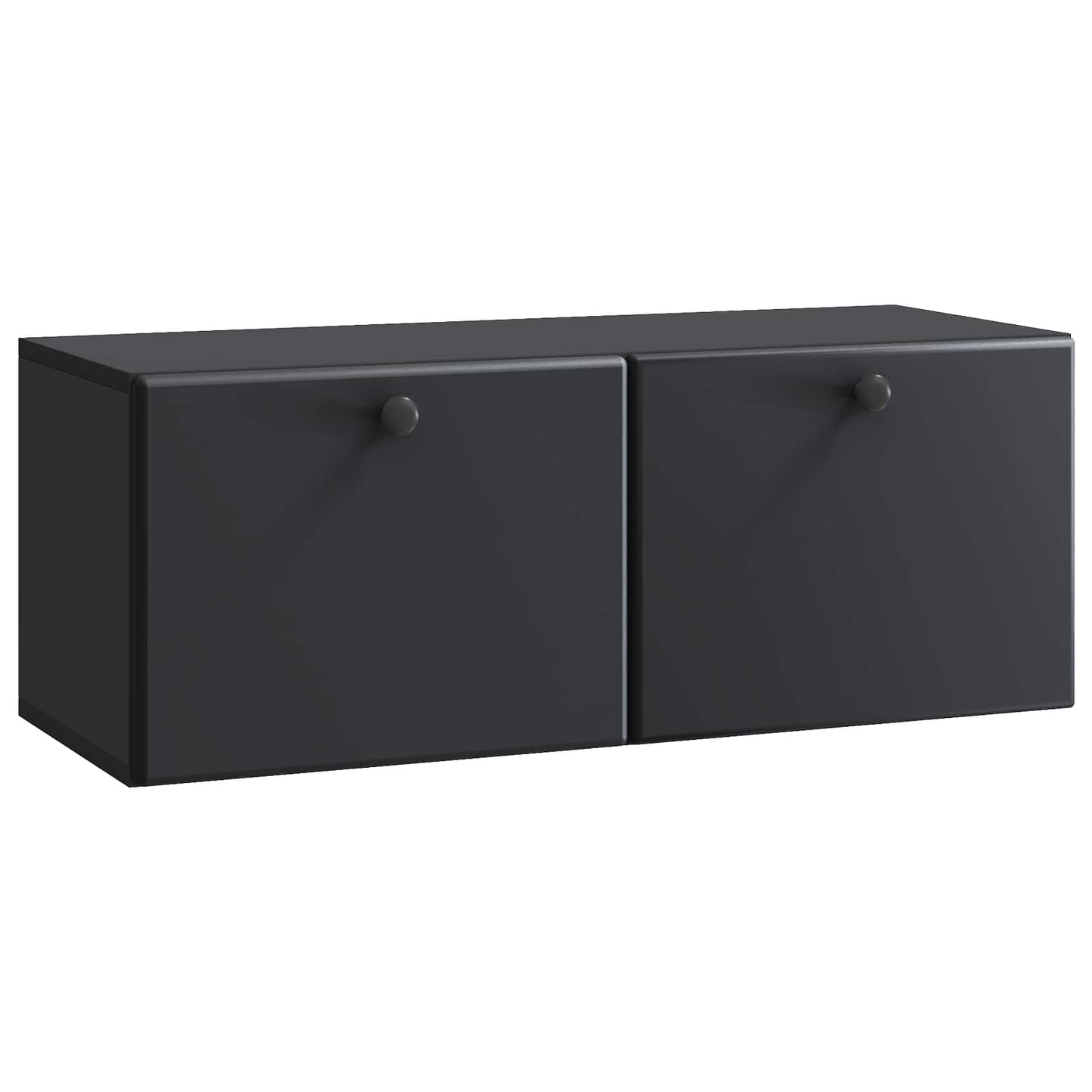 Væghængt TV-skab 78,5 x 31 x 30 cm Sort Konstrueret træ