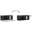 Væghængt TV-skab 78,5 x 31 x 30 cm Sort Konstrueret træ