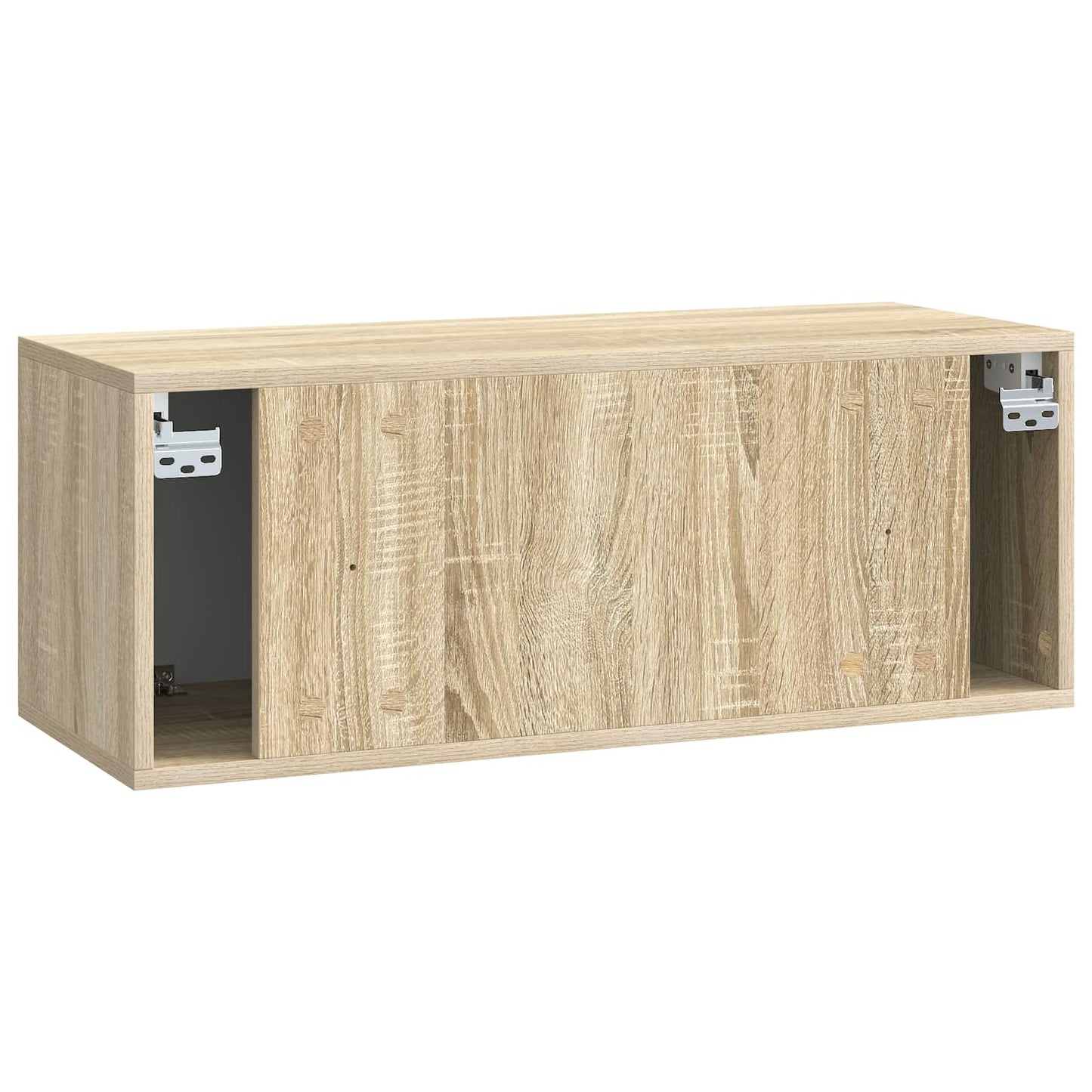 Væghængt TV-skab 78,5 x 31 x 30 cm Sonoma-eg Konstrueret træ