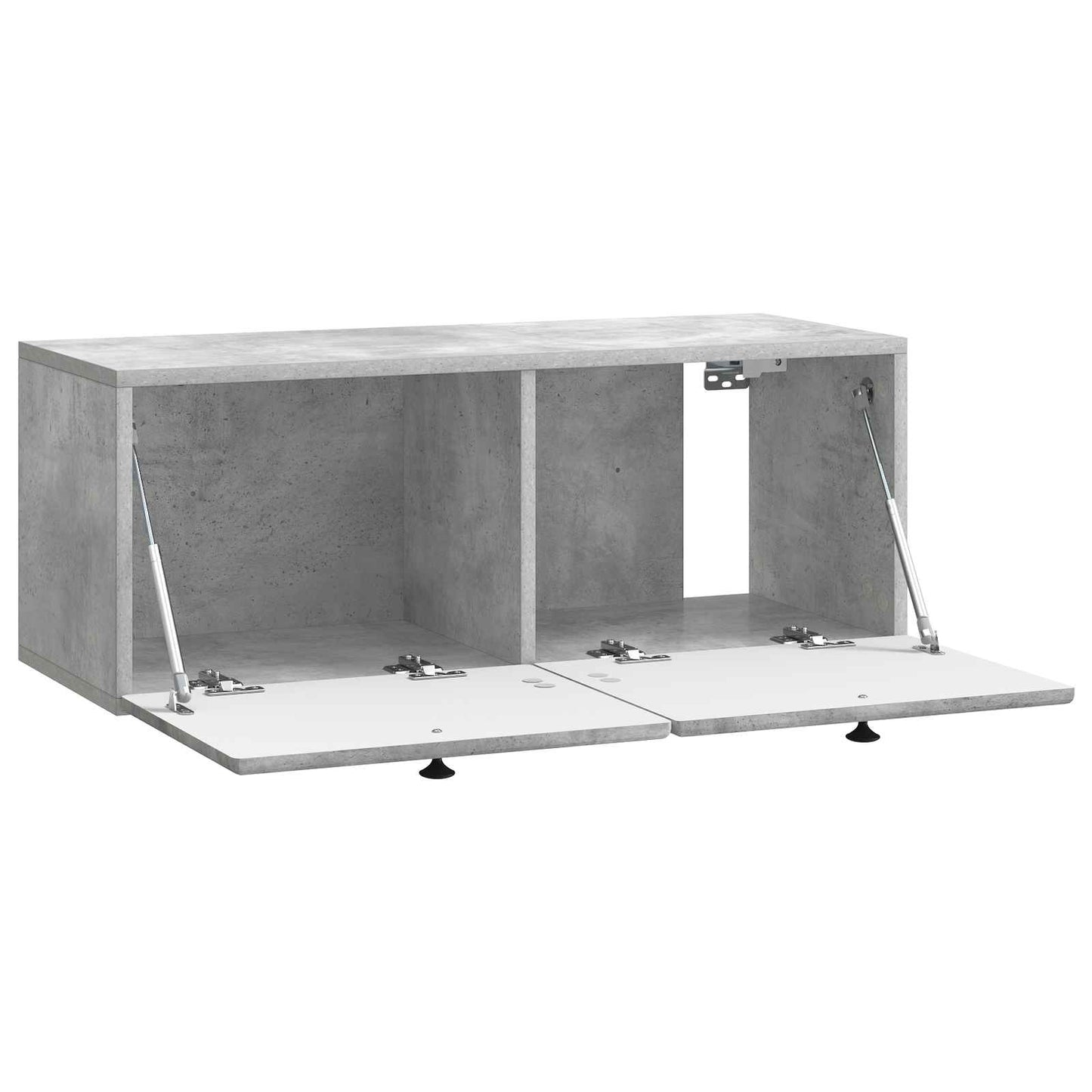 Væghængt TV-skab 78,5 x 31 x 30 cm Betongrå Konstrueret træ