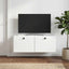 Væghængt TV-skab 78,5 x 31 x 30 cm Hvid højglans