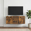 Væghængt TV-skab 78,5 x 31 x 30 cm Røget eg Konstrueret træ