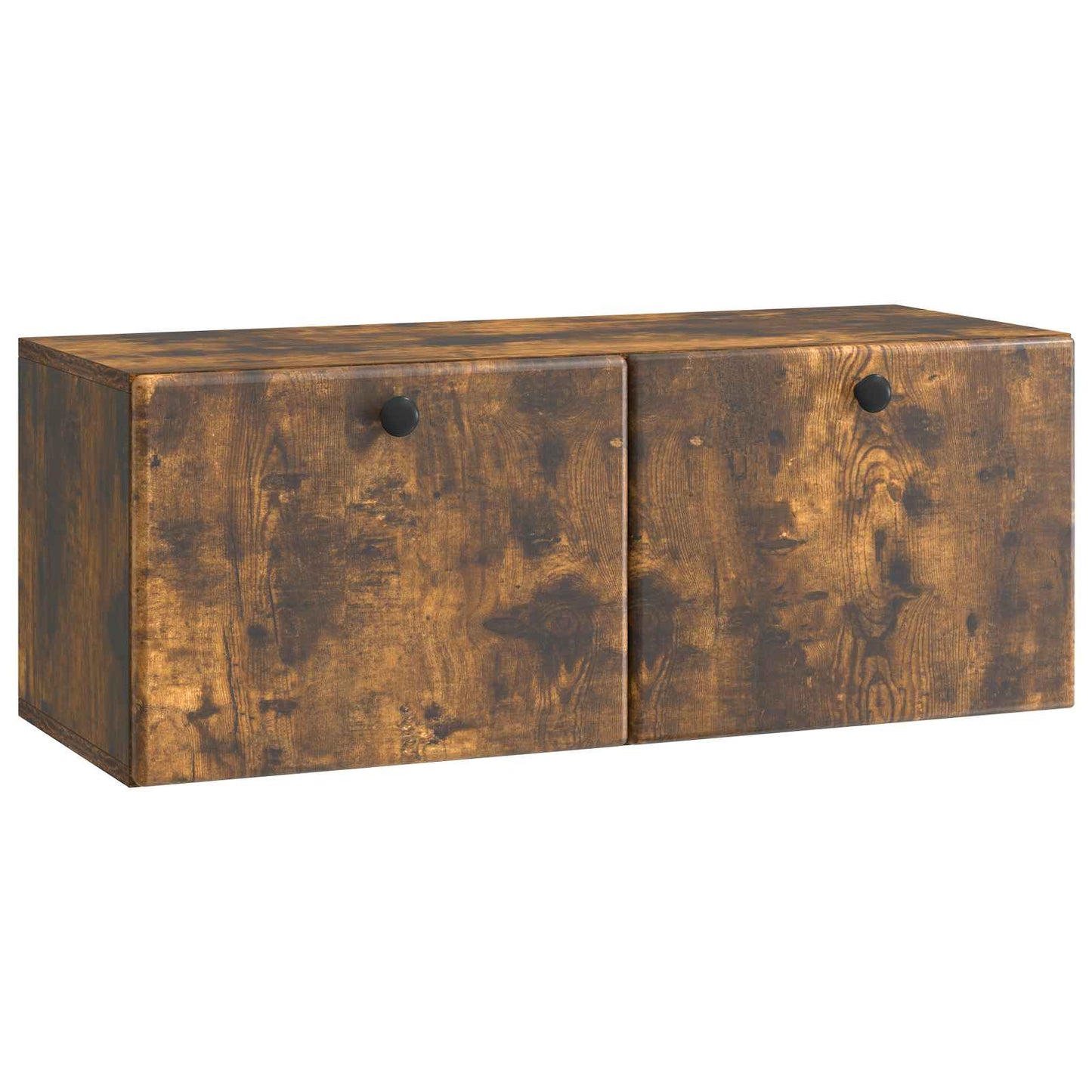 Væghængt TV-skab 78,5 x 31 x 30 cm Røget eg Konstrueret træ