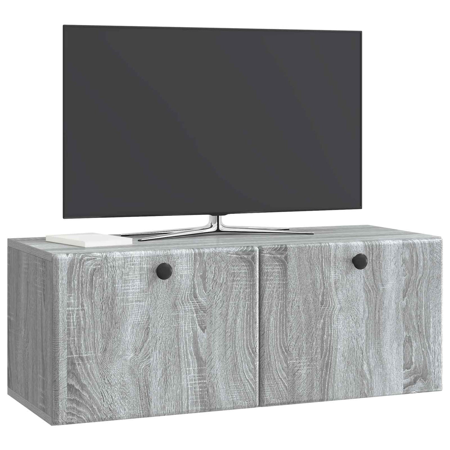Væghængt TV-skab 78,5 x 31 x 30 cm Grå Sonoma Konstrueret træ