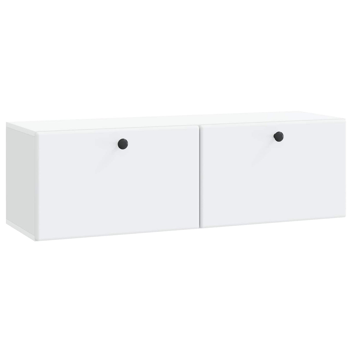 Væghængt TV-skab 98 x 31 x 30 cm Hvid Konstrueret træ