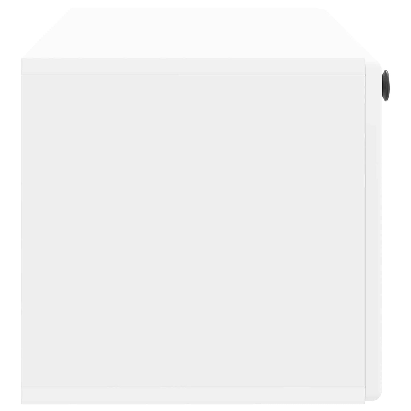 Væghængt TV-skab 98 x 31 x 30 cm Hvid Konstrueret træ