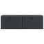 Væghængt TV-skab 98 x 31 x 30 cm Sort Konstrueret træ