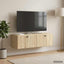 Væghængt TV-skab 98 x 31 x 30 cm Sonoma-eg Konstrueret træ