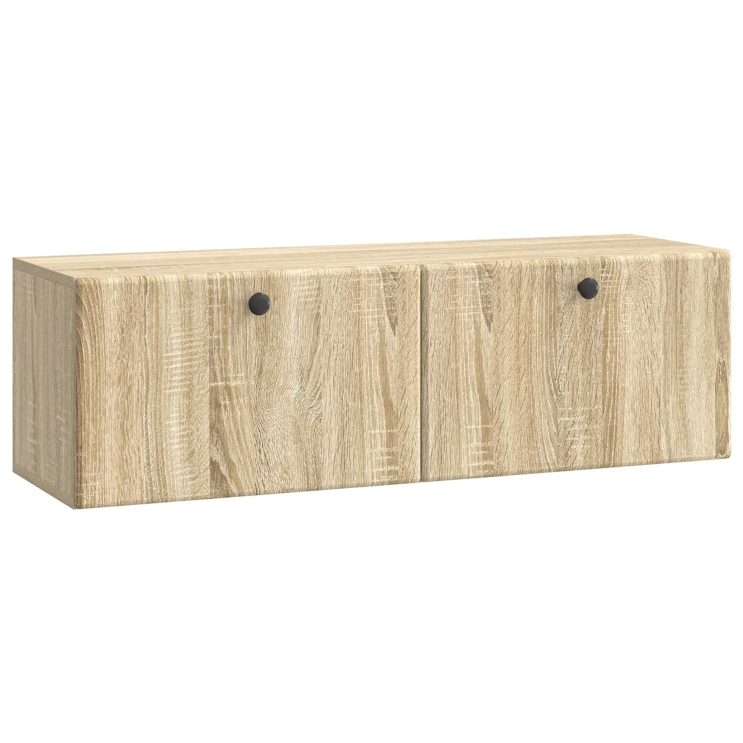Væghængt TV-skab 98 x 31 x 30 cm Sonoma-eg Konstrueret træ