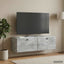 Væghængt TV-skab 98 x 31 x 30 cm Betongrå Konstrueret træ