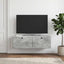 Væghængt TV-skab 98 x 31 x 30 cm Betongrå Konstrueret træ