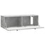 Væghængt TV-skab 98 x 31 x 30 cm Betongrå Konstrueret træ