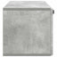 Væghængt TV-skab 98 x 31 x 30 cm Betongrå Konstrueret træ