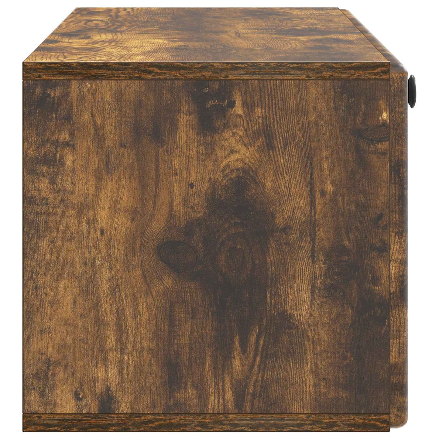 Væghængt TV-skab 98 x 31 x 30 cm Røget eg Konstrueret træ
