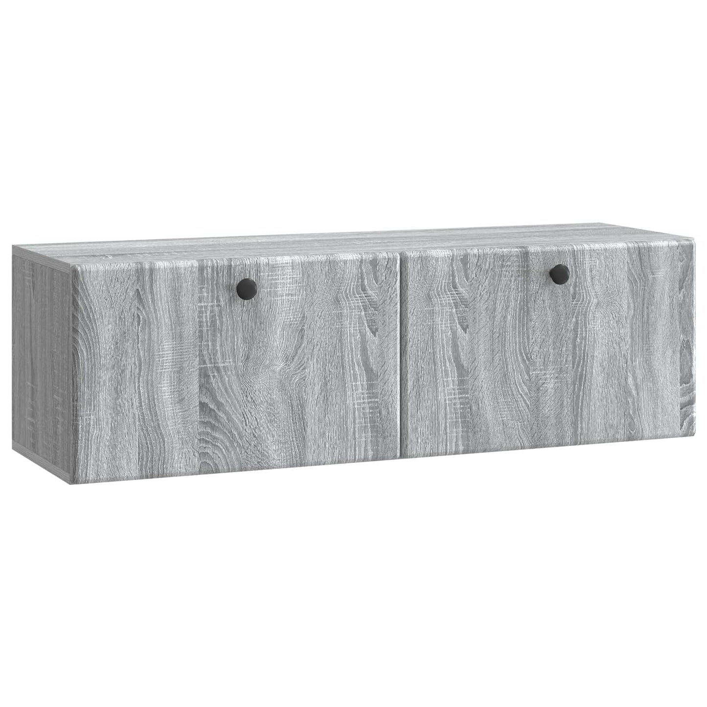 Væghængt TV-skab 98 x 31 x 30 cm Grå Sonoma Konstrueret træ