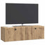 Væghængt TV-skab 98 x 31 x 30 cm Artisan-eg Konstrueret træ