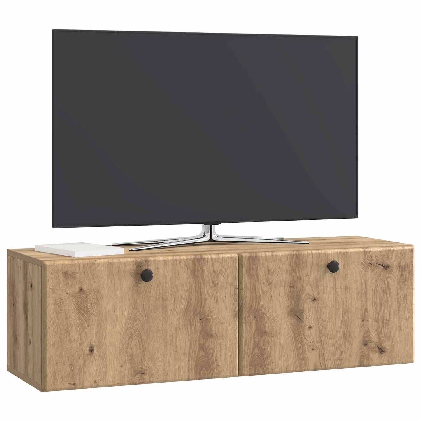 Væghængt TV-skab 98 x 31 x 30 cm Artisan-eg Konstrueret træ